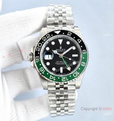 Copy Rolex GMT Master II Sprite Bezel watch Swiss 2836 Movement